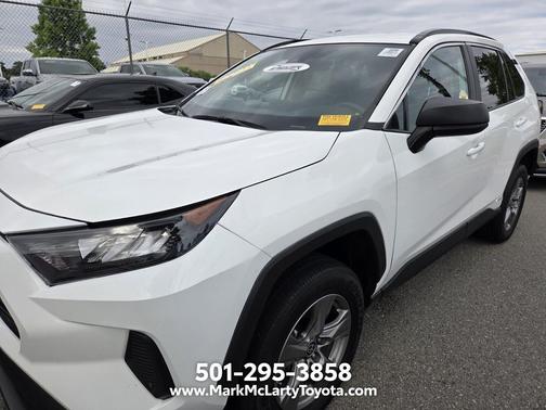 White 2022 Toyota RAV4 Hybrid LE