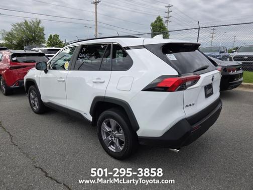 White 2022 Toyota RAV4 Hybrid LE