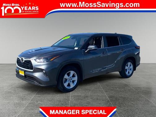 Magnetic Gray Metallic 2024 Toyota Highlander LE