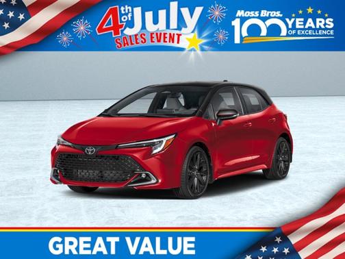 Red 2026 Toyota Corolla Hatchback XSE