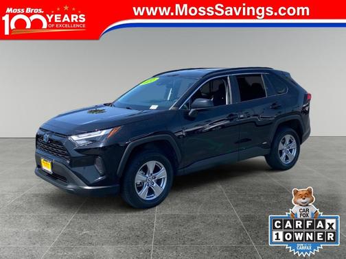 Midnight Black 2024 Toyota RAV4 Hybrid LE