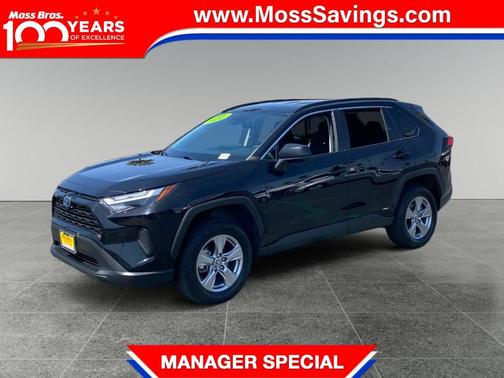 Midnight Black 2024 Toyota RAV4 Hybrid LE