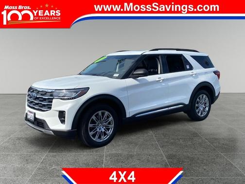 Star White 2025 Ford Explorer Active
