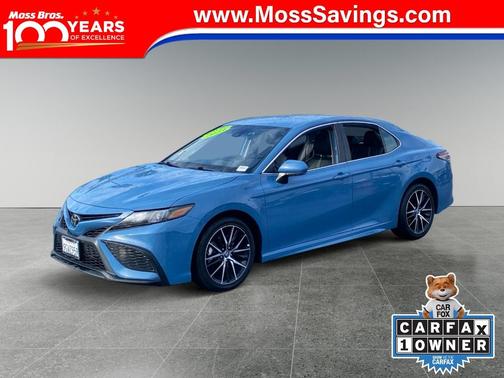 Blue 2023 Toyota Camry SE