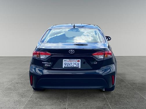 Midnight Black Metallic 2025 Toyota Corolla LE