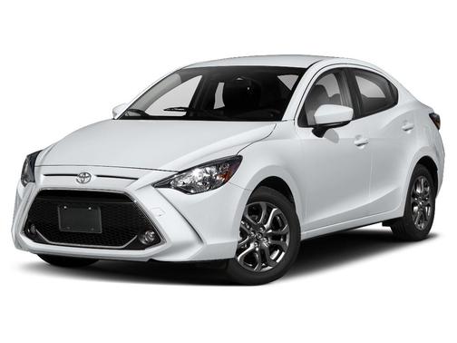 White 2019 Toyota Yaris Sedan LE