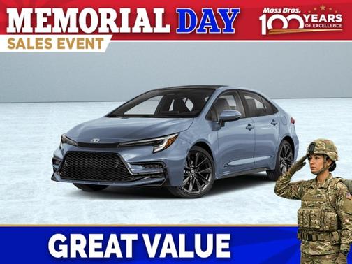 Midnight Black Metallic 2026 Toyota Corolla XSE