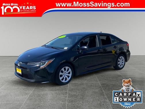 Midnight Black Metallic 2023 Toyota Corolla LE
