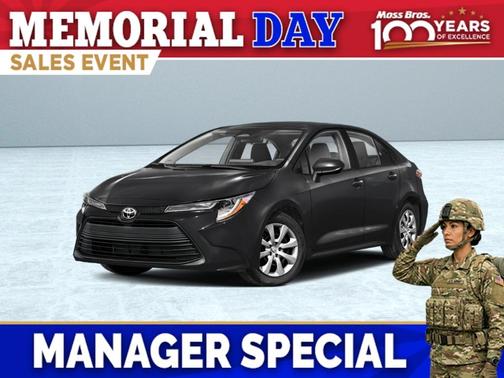 Midnight Black Metallic 2026 Toyota Corolla LE
