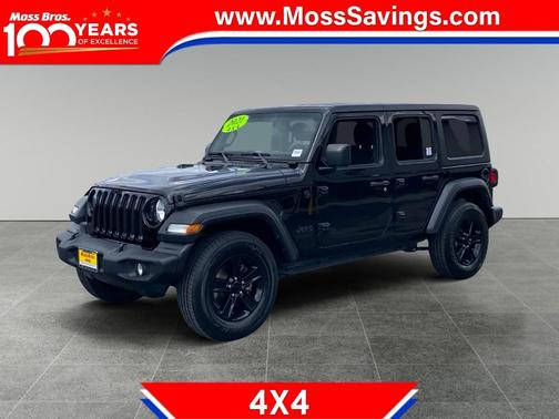 Black 2021 Jeep Wrangler Unlimited Sport Altitude