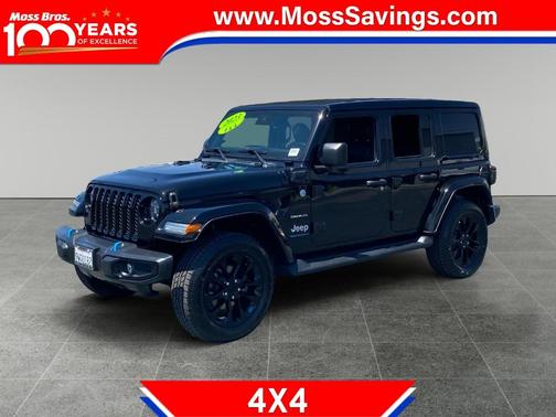 Black 2023 Jeep Wrangler 4xe Sahara