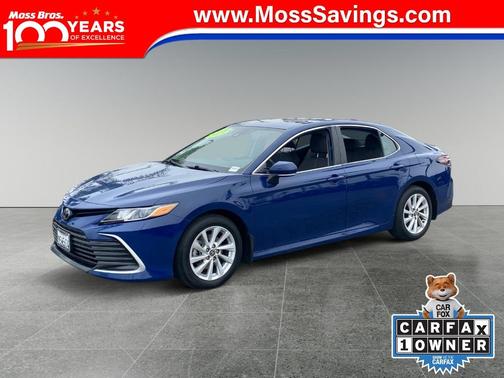 Blue 2023 Toyota Camry LE