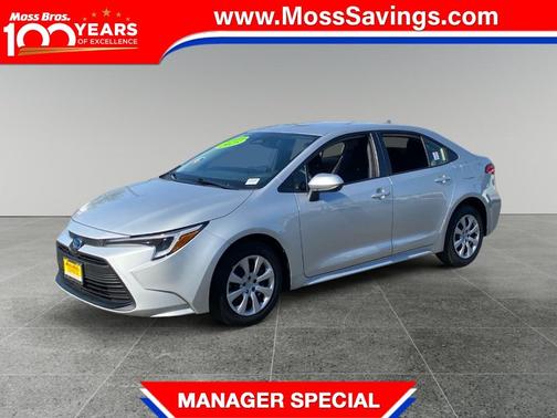 Classic Silver 2025 Toyota Corolla Hybrid LE