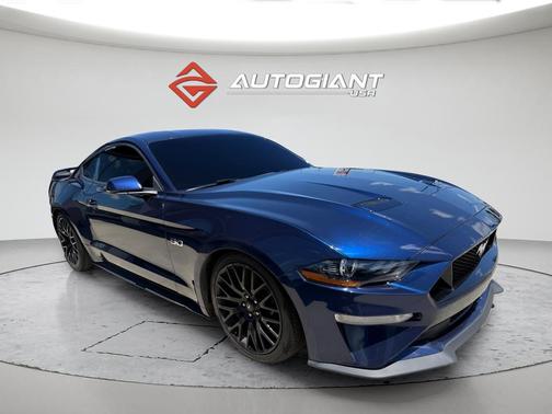 Kona Blue Metallic 2020 Ford Mustang GT Premium