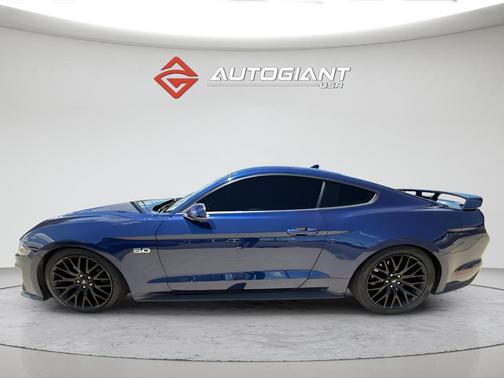 Kona Blue Metallic 2020 Ford Mustang GT Premium