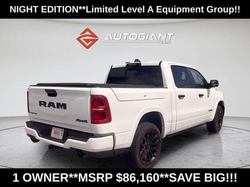 Bright White Clearcoat 2025 RAM 1500 Limited
