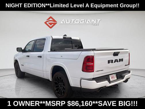 Bright White Clearcoat 2025 RAM 1500 Limited