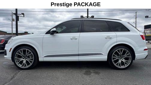 White 2019 Audi Q7 55 Prestige