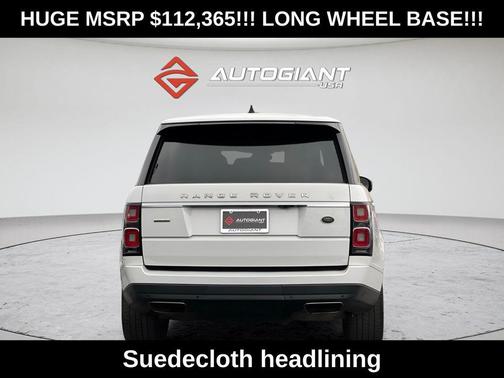 White 2019 Land Rover Range Rover 5.0L V8 Supercharged