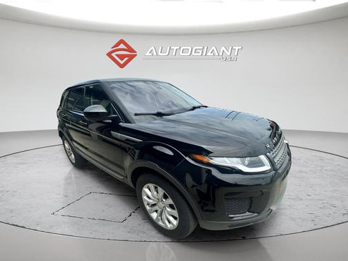Black 2019 Land Rover Range Rover Evoque SE