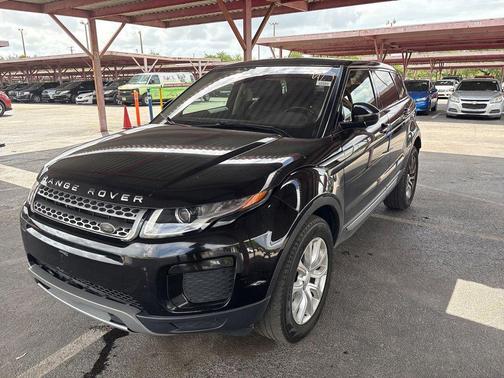 Black 2019 Land Rover Range Rover Evoque SE