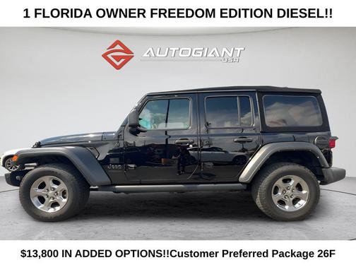 Black Clearcoat 2021 Jeep Wrangler Unlimited Freedom 4x4