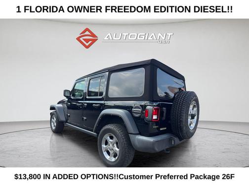 Black Clearcoat 2021 Jeep Wrangler Unlimited Freedom 4x4