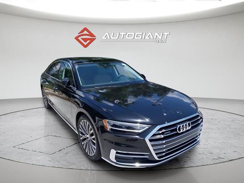 Mythos Black Metallic 2019 Audi A8 55