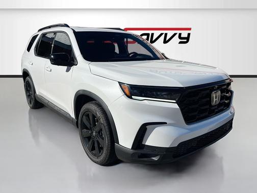 White 2025 Honda Pilot Black Edition