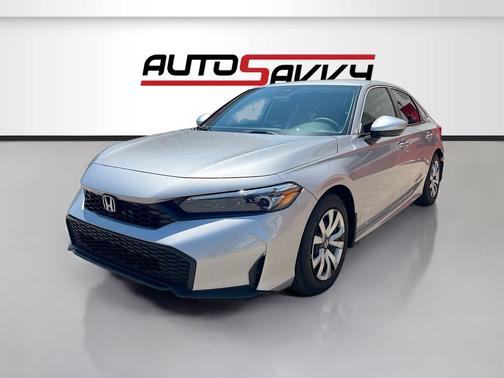 Silver 2026 Honda Civic LX