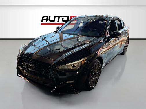Black Opal Metallic 2024 INFINITI Q50 3.0t RED SPORT 400
