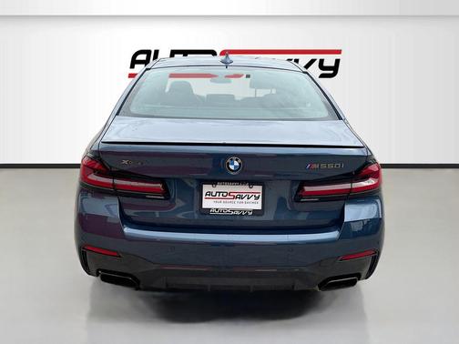 Arctic Race Blue Metallic 2023 BMW M550 i Xdrive