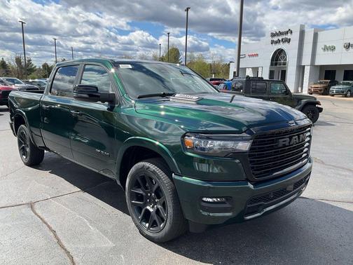 Serrano Green Metallic 2026 RAM 1500 Laramie