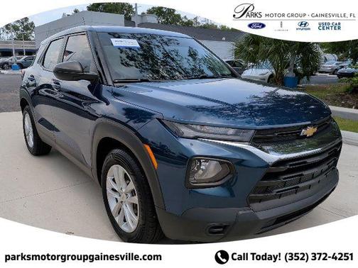 Pacific Blue Metallic 2021 Chevrolet Trailblazer LS