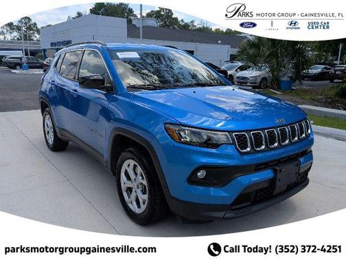 Hydro Blue Pearlcoat 2024 Jeep Compass Latitude