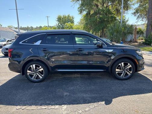 Gravity Blue 2024 Kia Sorento Hybrid EX