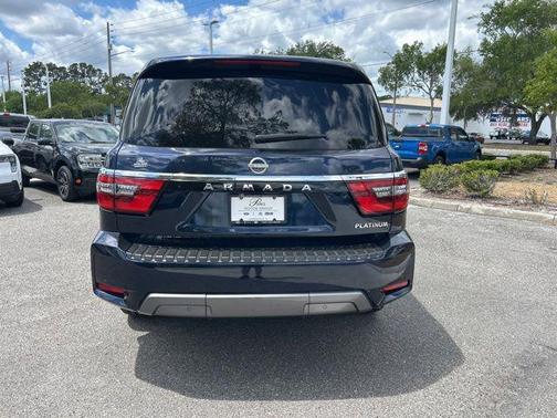 Hermosa Blue Pearl 2021 Nissan Armada Platinum 4WD
