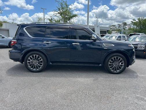 Hermosa Blue Pearl 2021 Nissan Armada Platinum 4WD