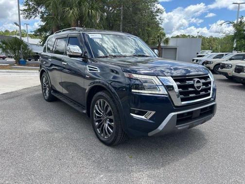 Hermosa Blue Pearl 2021 Nissan Armada Platinum 4WD