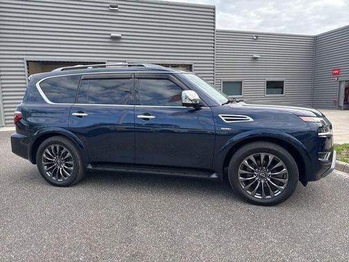 Hermosa Blue Pearl 2021 Nissan Armada Platinum 4WD