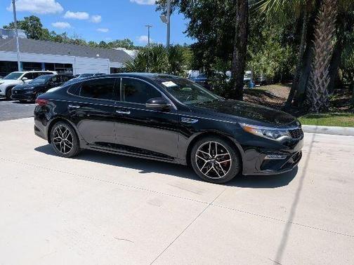 Ebony Black 2019 Kia Optima SX Turbo