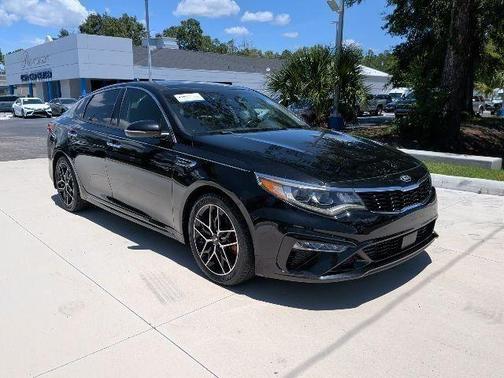 Ebony Black 2019 Kia Optima SX Turbo