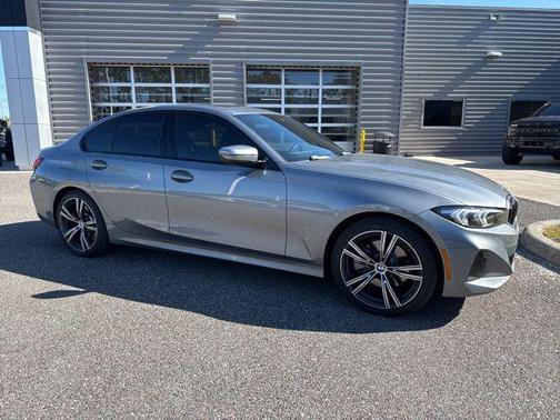 Gray Metallic 2023 BMW 330 330i