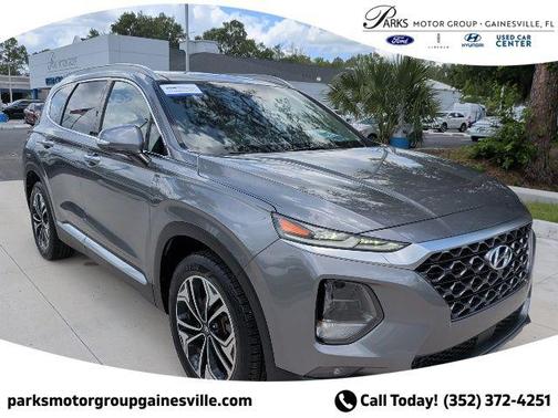 Machine Gray 2019 Hyundai SANTA FE Ultimate 2.0T
