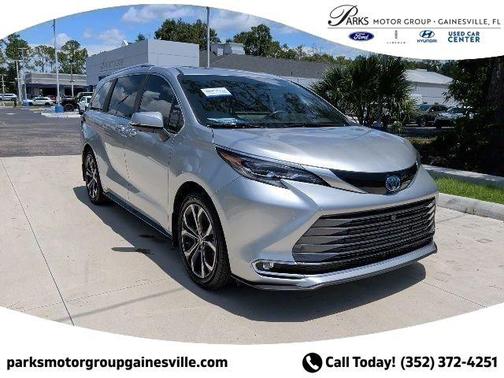 Celestial Silver Metallic 2025 Toyota Sienna Platinum
