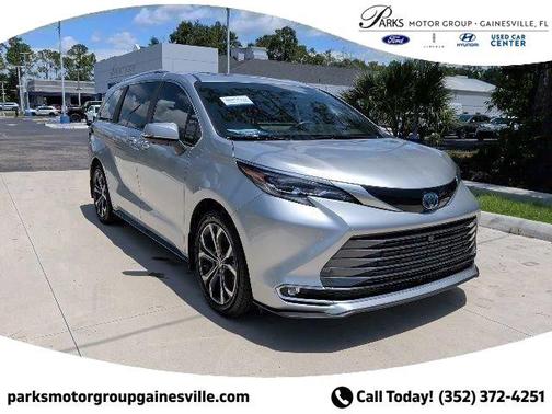 Celestial Silver Metallic 2025 Toyota Sienna Platinum