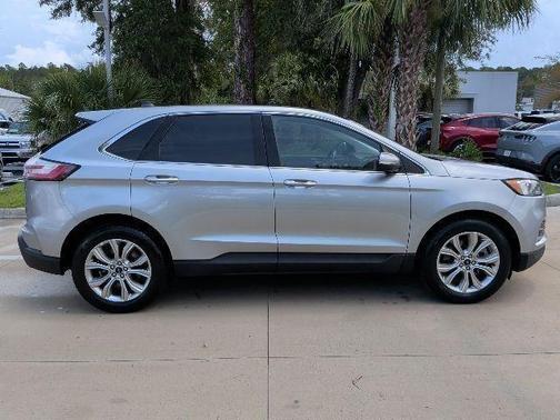 Silver Metallic 2024 Ford Edge Titanium