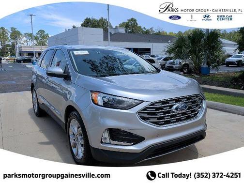 Silver Metallic 2024 Ford Edge Titanium
