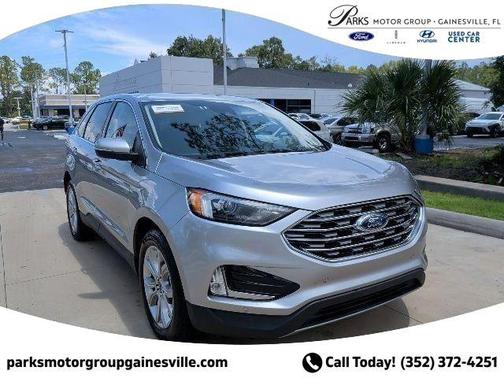 Silver Metallic 2024 Ford Edge Titanium