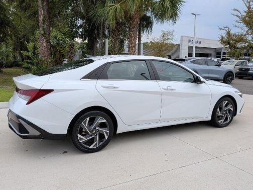 Serenity White 2025 Hyundai ELANTRA SEL